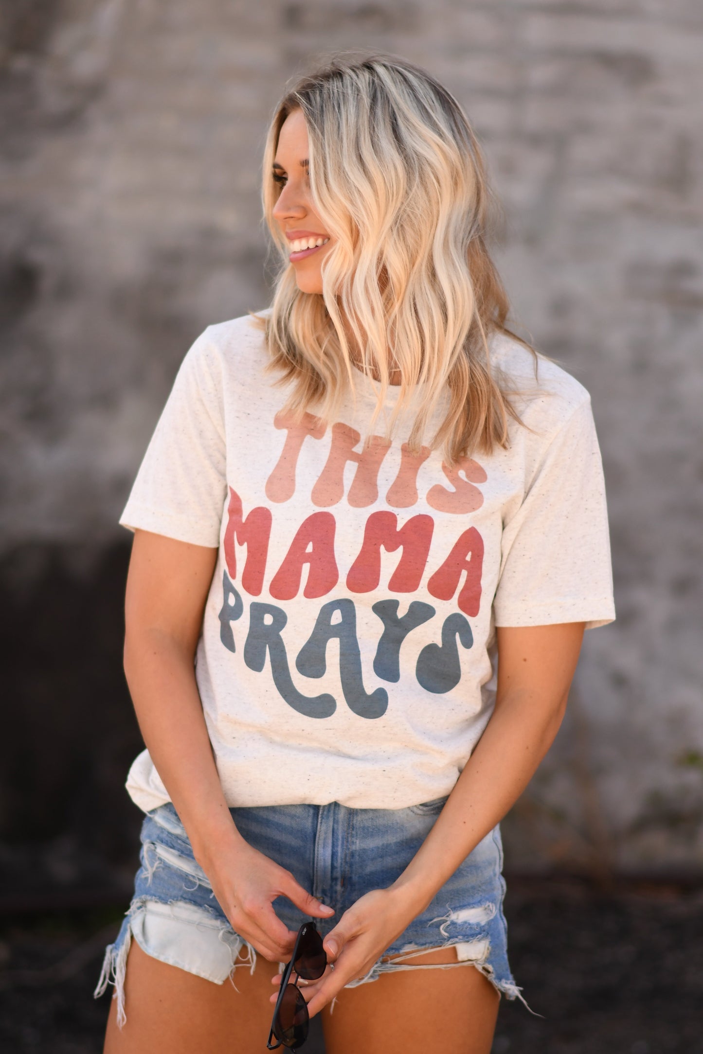 This Mama Prays Tee