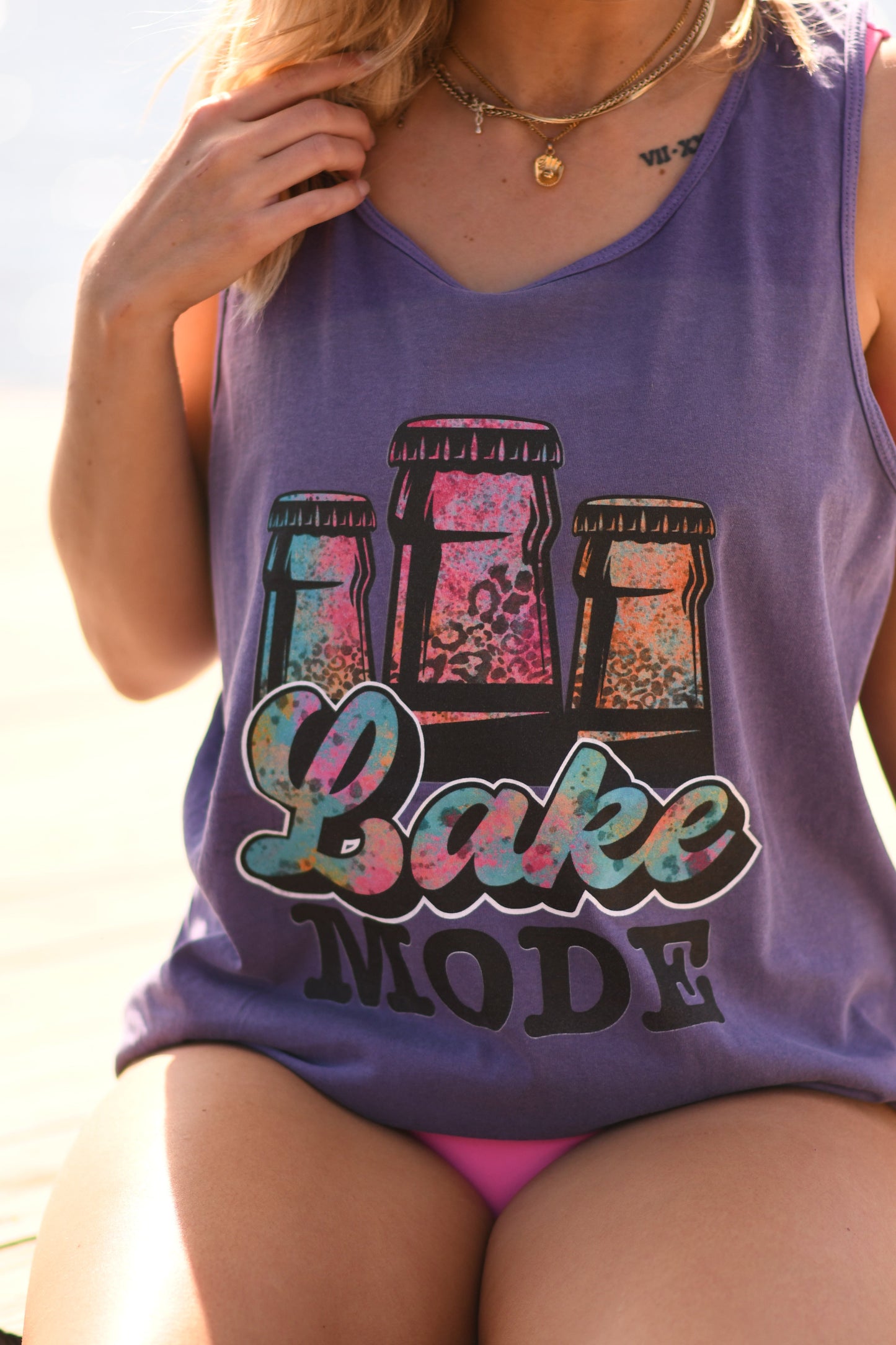 Lake Mode Bottles Tank/Tees