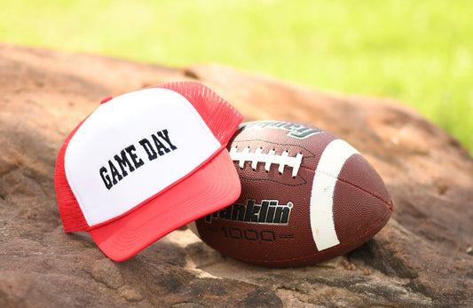 Red/White Game Day Foam Trucker Hat